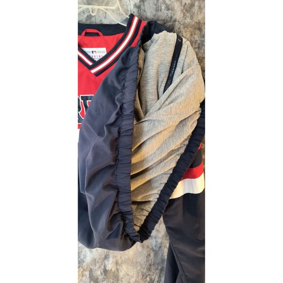 Vintage Cardinals V-Neck Pullover Windbreaker Jacket XXL - Picture 4 of 5